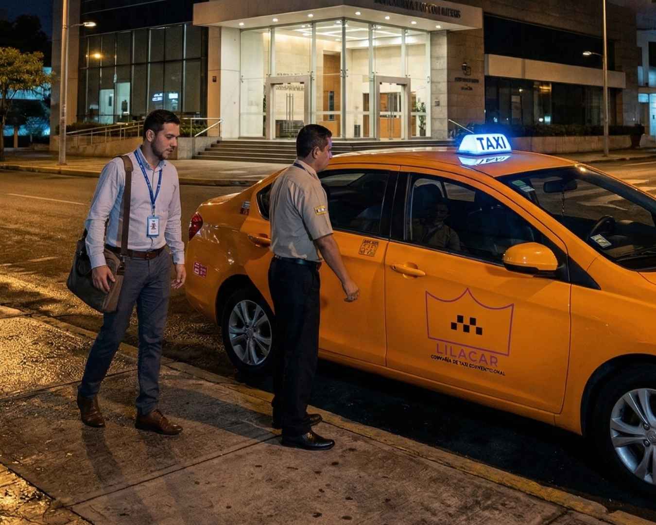 Abordaje seguro nocturno con LilaCar